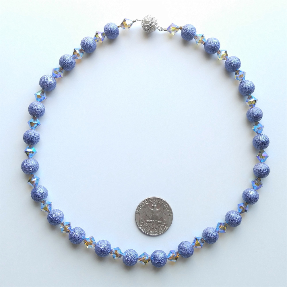 Handmade Swarovski Black Diamond AB2X Necklace - Picture 6 of 6